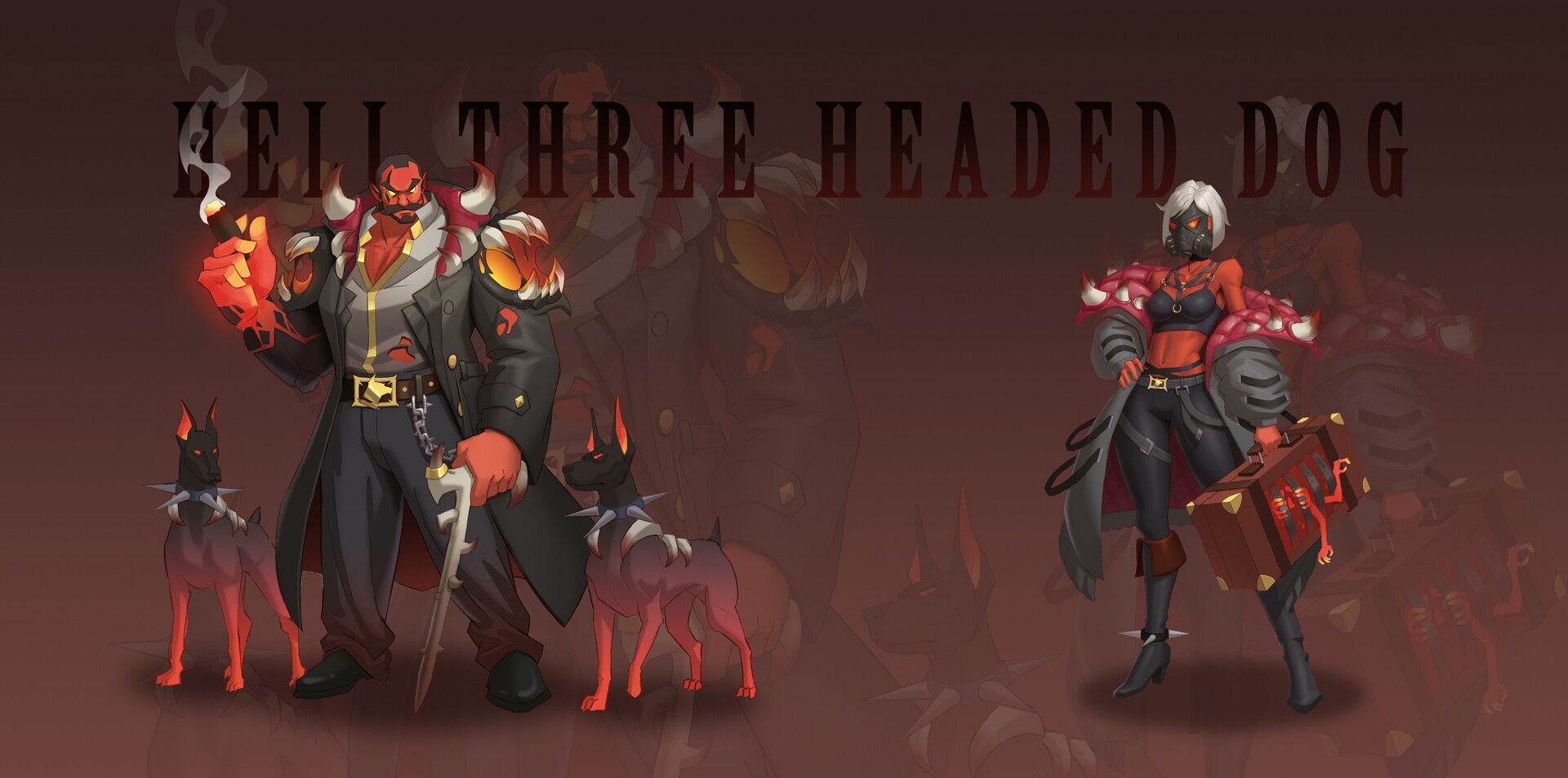 ArtStation Hell ThreeHeaded Dog