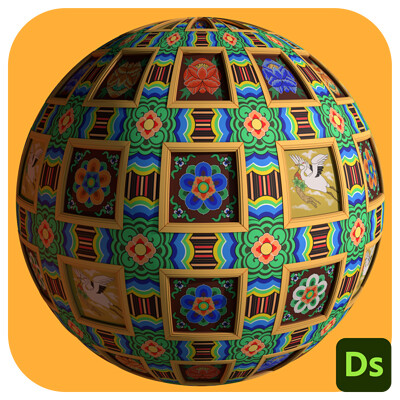 Korean Temple Ceiling