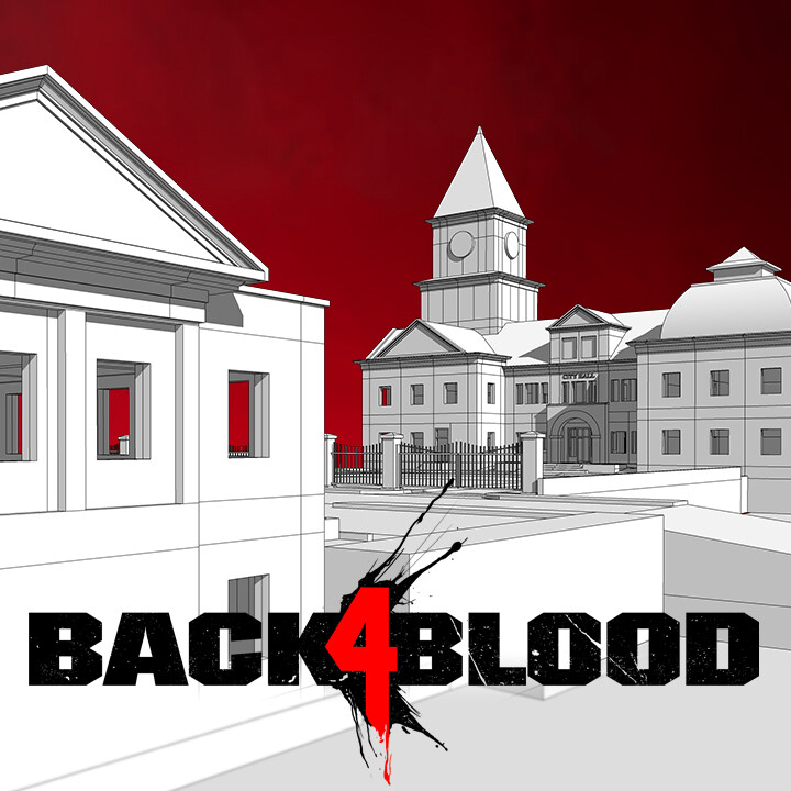 ArtStation Level Architecture// Back 4 Blood Finleyville missions