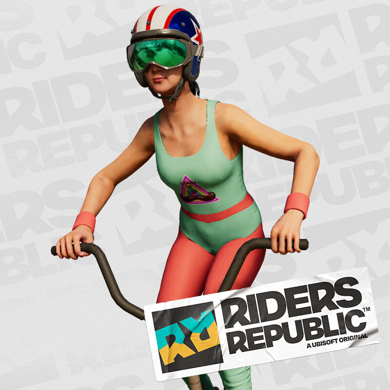 ArtStation No Stache No Gain Outfit RIDERS REPUBLIC