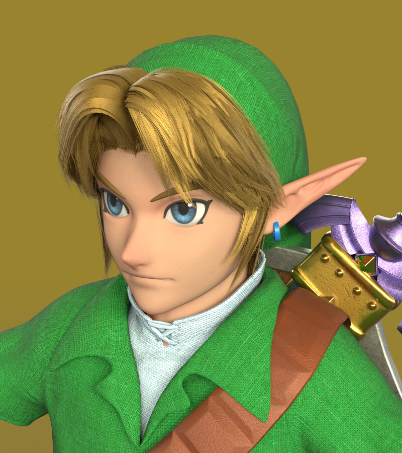 ArtStation - Link from The Legend Of Zelda - Ocarina Of Time