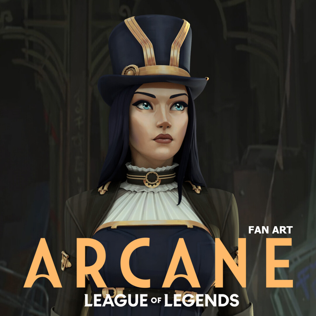 ArtStation - Arcane Caitlyn - Fan Art