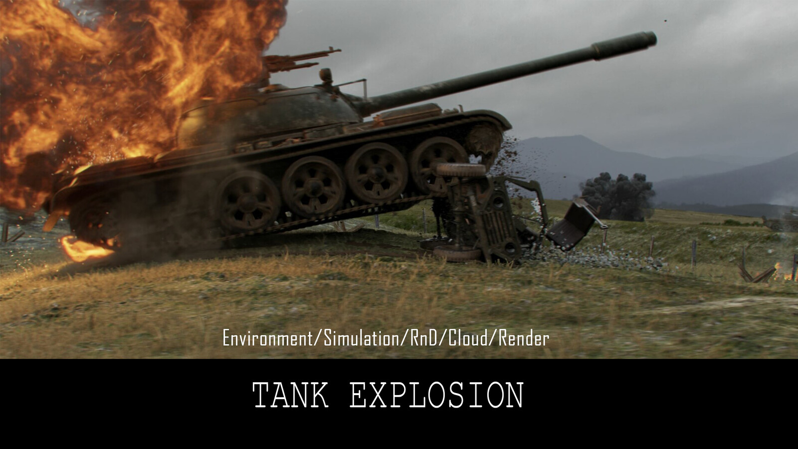 Tank Exposion then Vehicle Deformed!