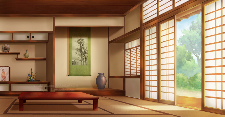 ArtStation - Japanese room