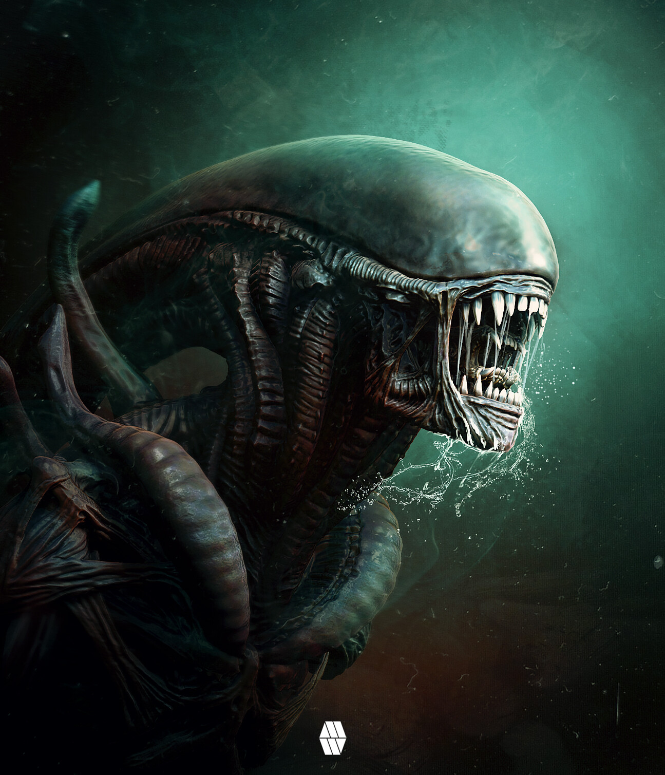 An Alien Emerges - 'Aliens' concept personal project, Marcus Whin...
