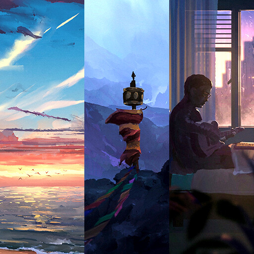 ArtStation - Album Art: Lofi music