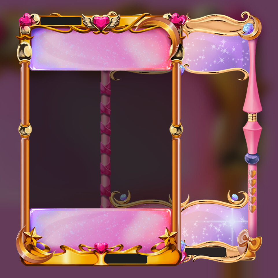 ArtStation Karuta Game Custom Magical Girl Frames