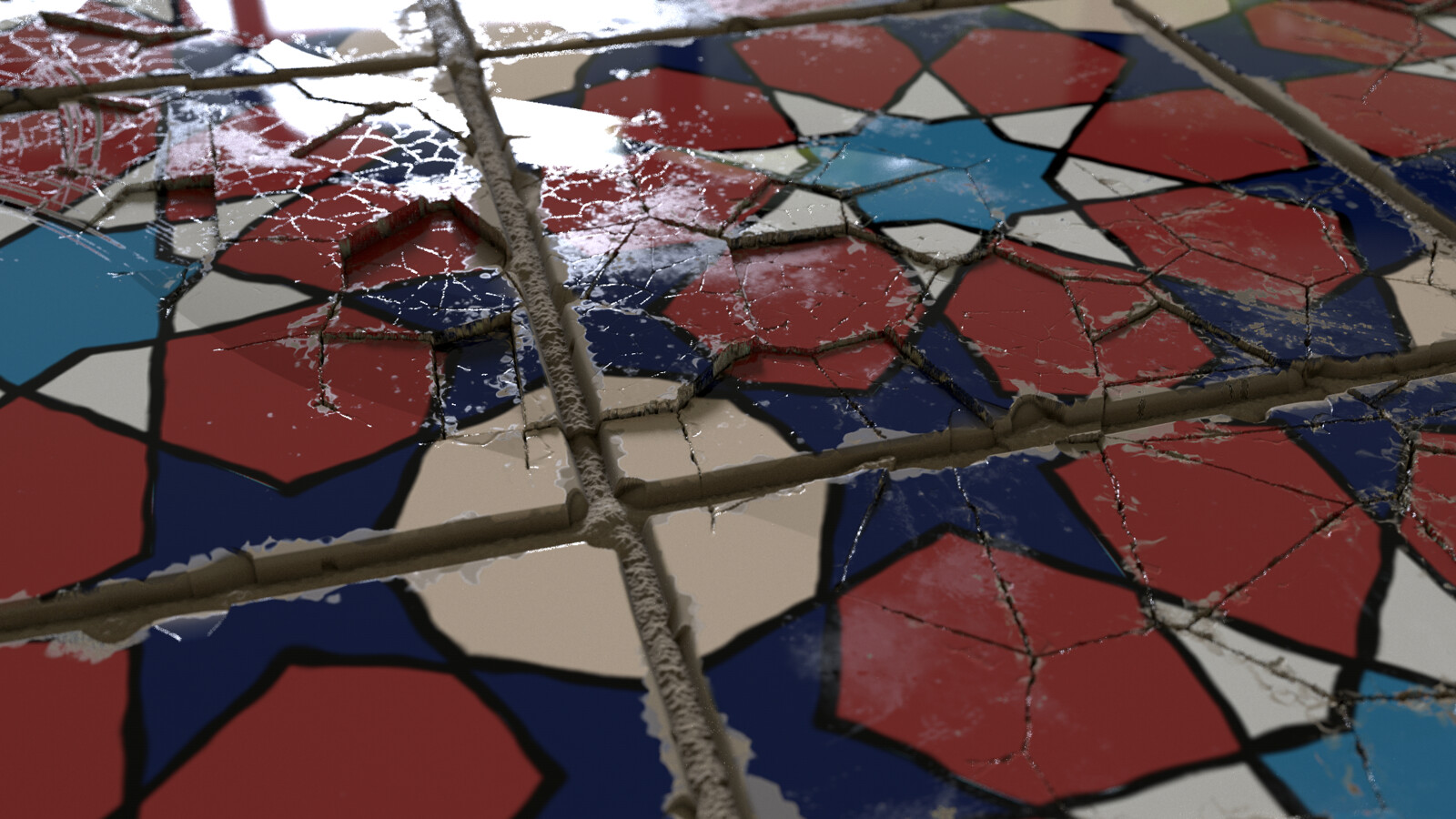 Geometric Oriental Pattern Maker - %100 Substance Designer