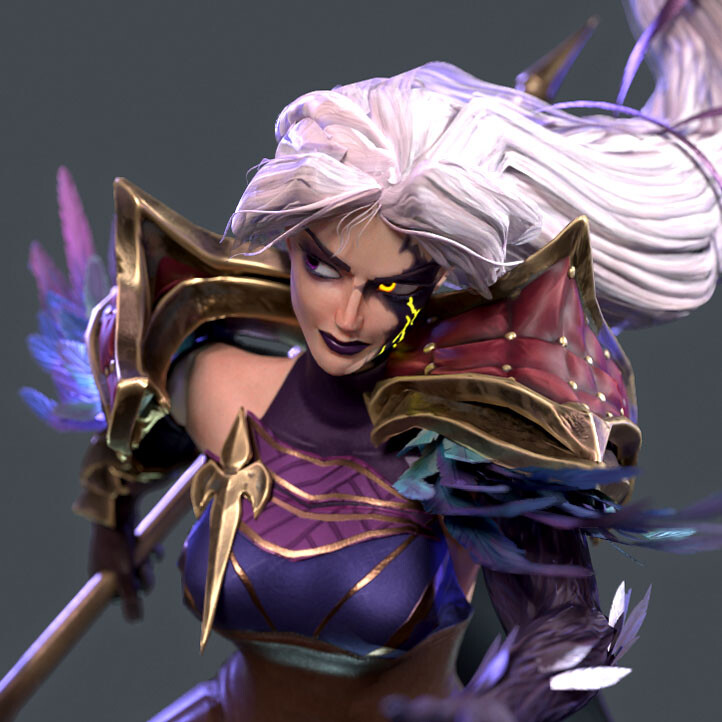 Black Feather Knight - 3D Model
