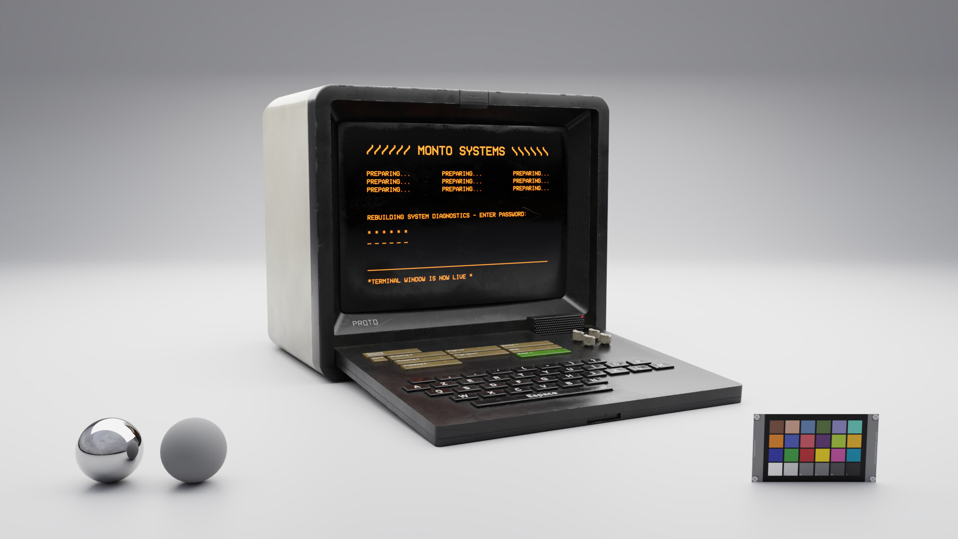 ArtStation Computer terminal asset
