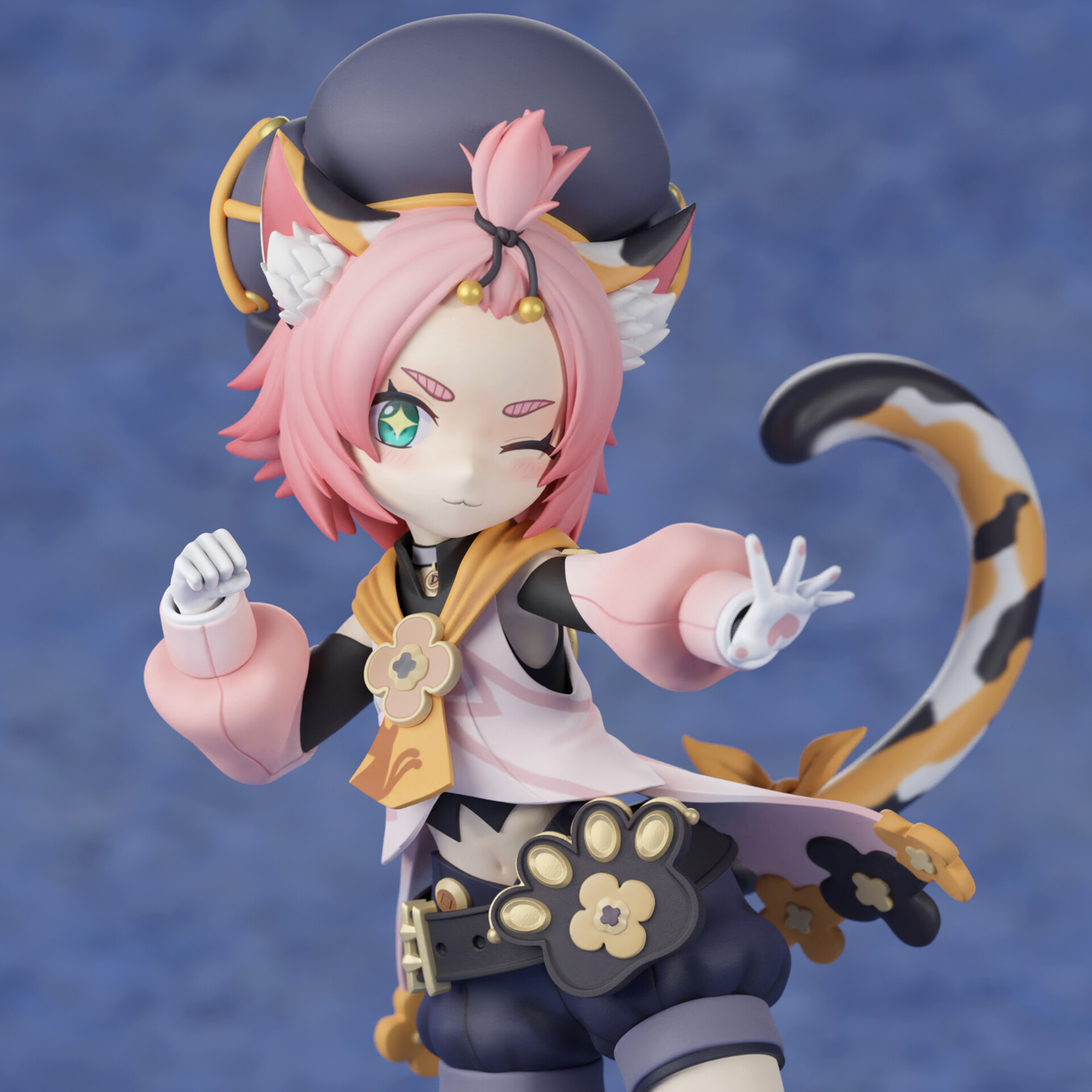 ArtStation - Diona Genshin Impact Figure
