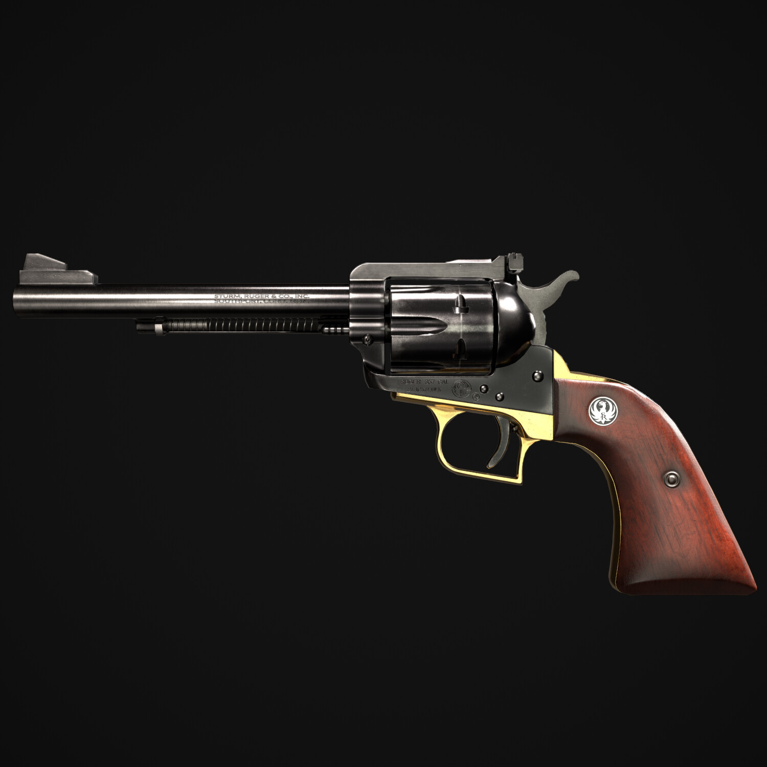 artstation-ruger-blackhawk-single-action-revolver