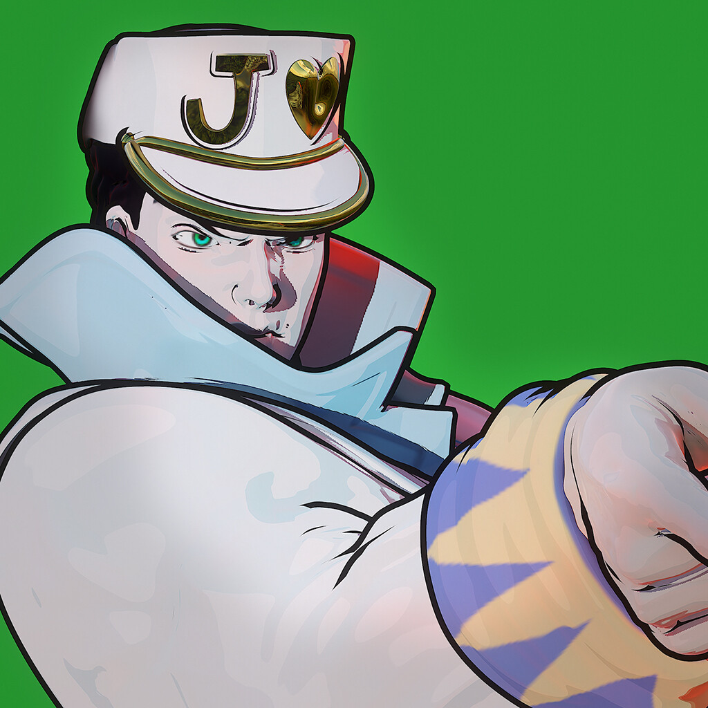 ArtStation - Jotaro Kujo (Part 4), 3D Model