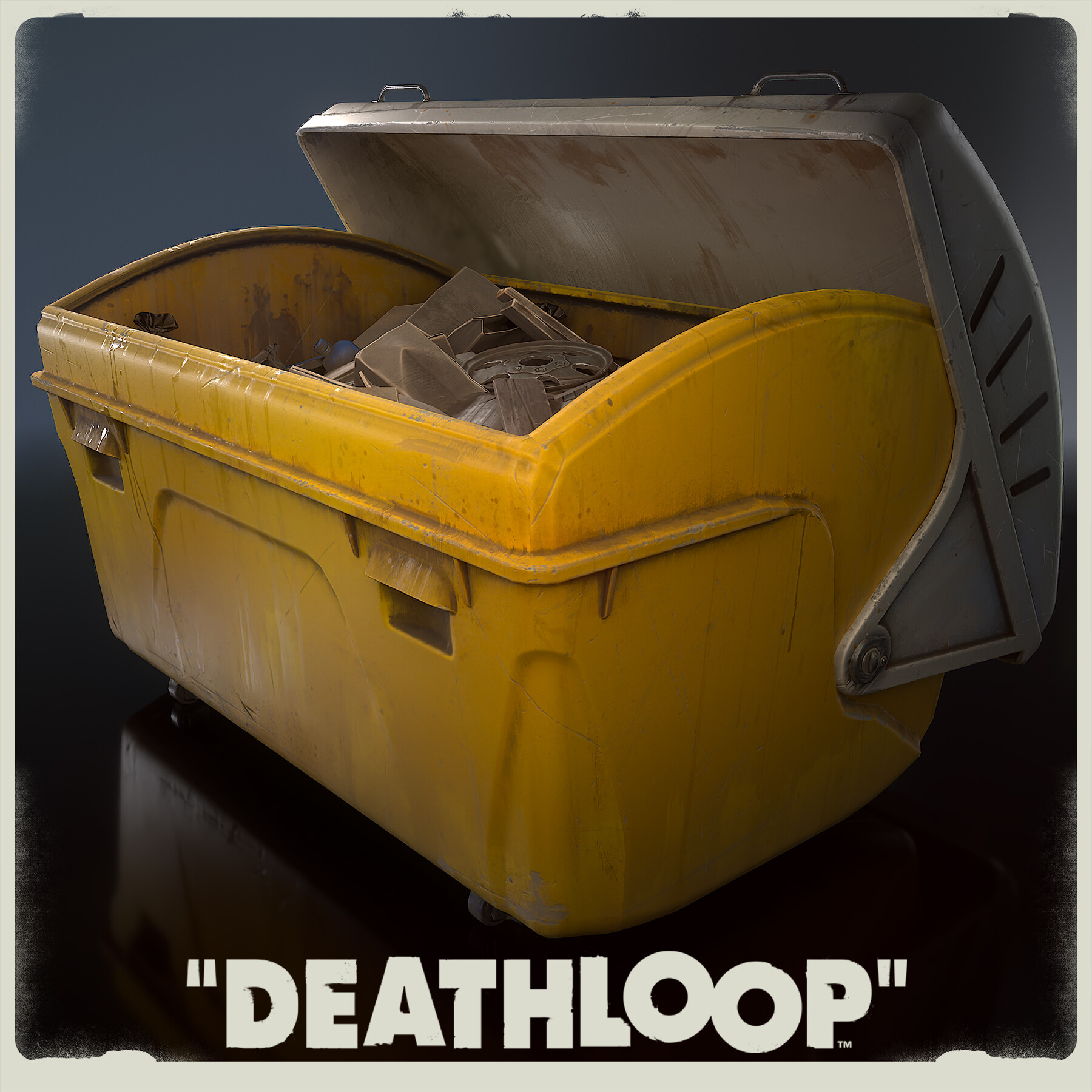 ArtStation Trashbin DEATHLOOP