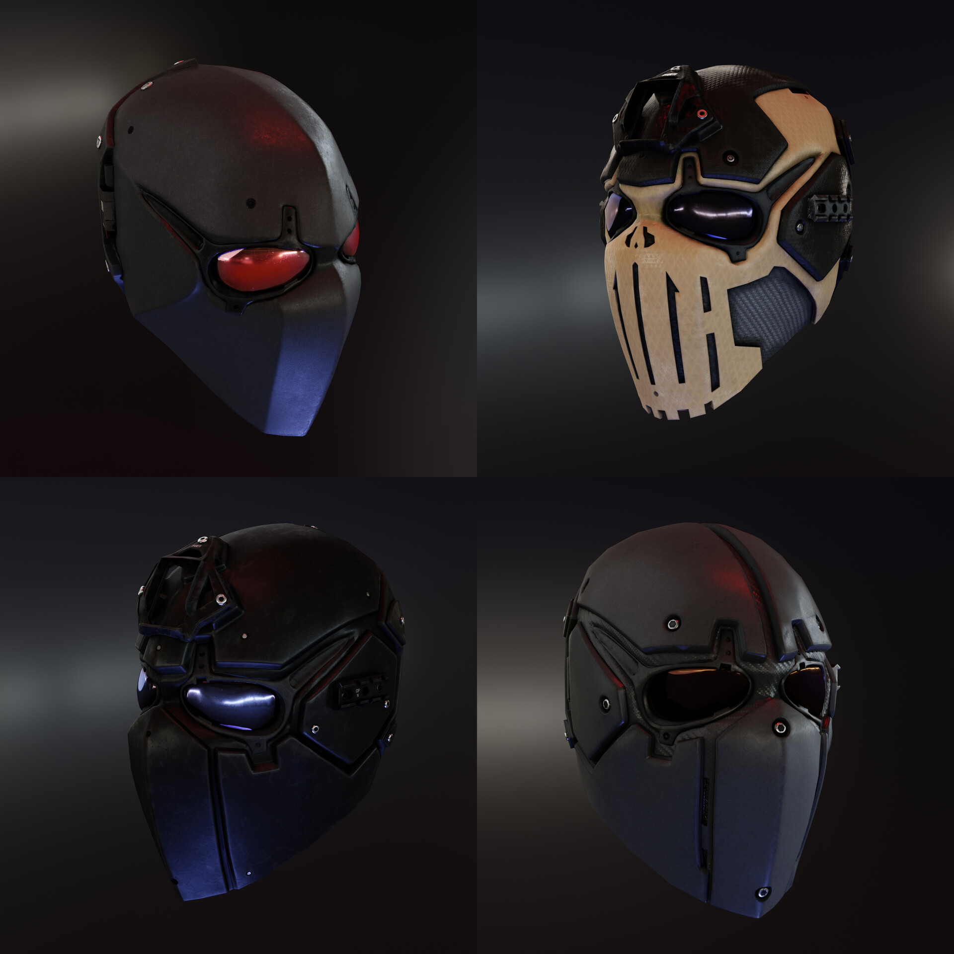 ArtStation - Devtac Ronin Ballistic Masks