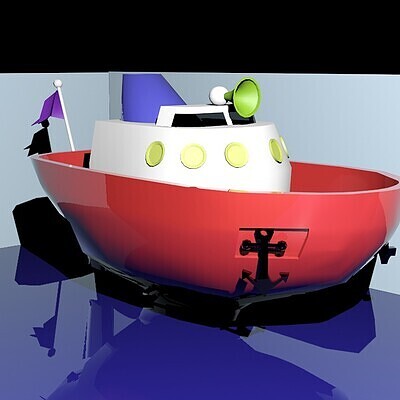 ArtStation - Cartoonish Boat