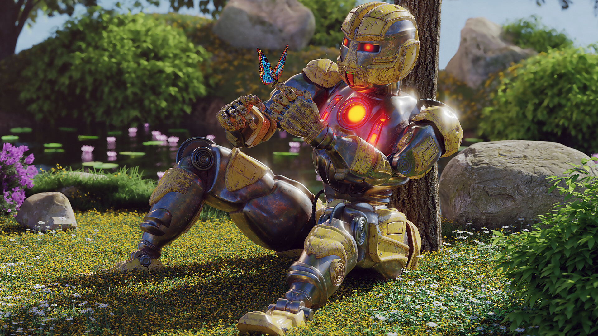 ArtStation Robot and nature