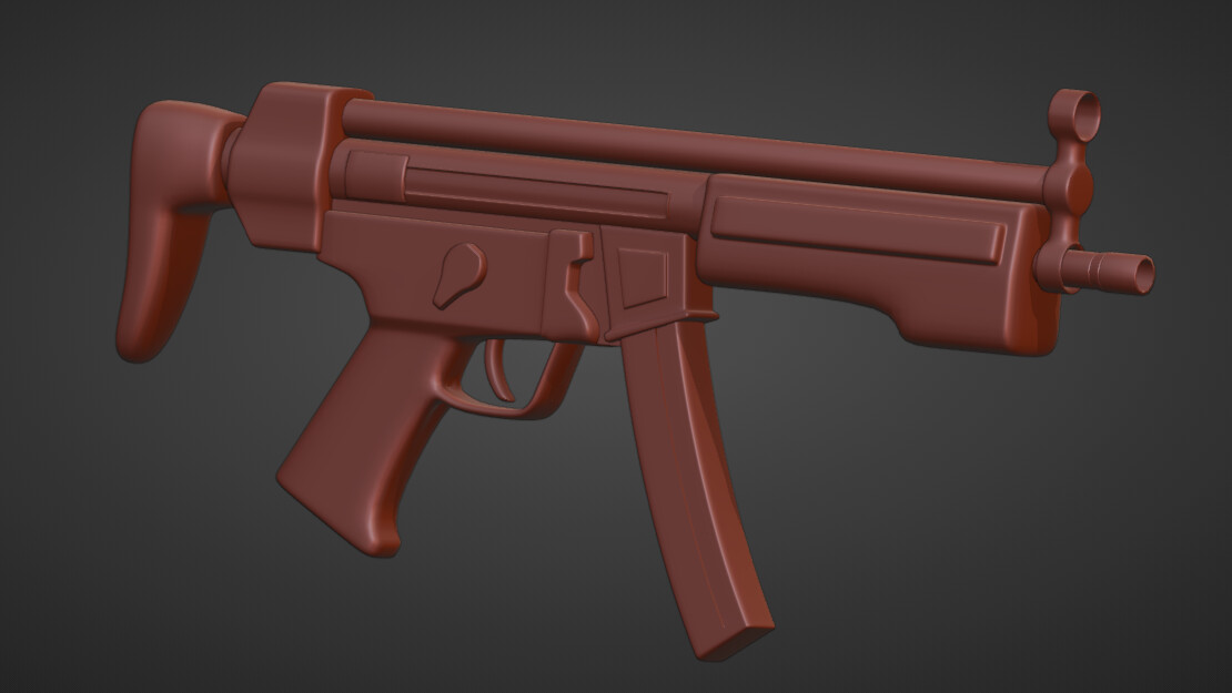 Artstation Stylized Mp5