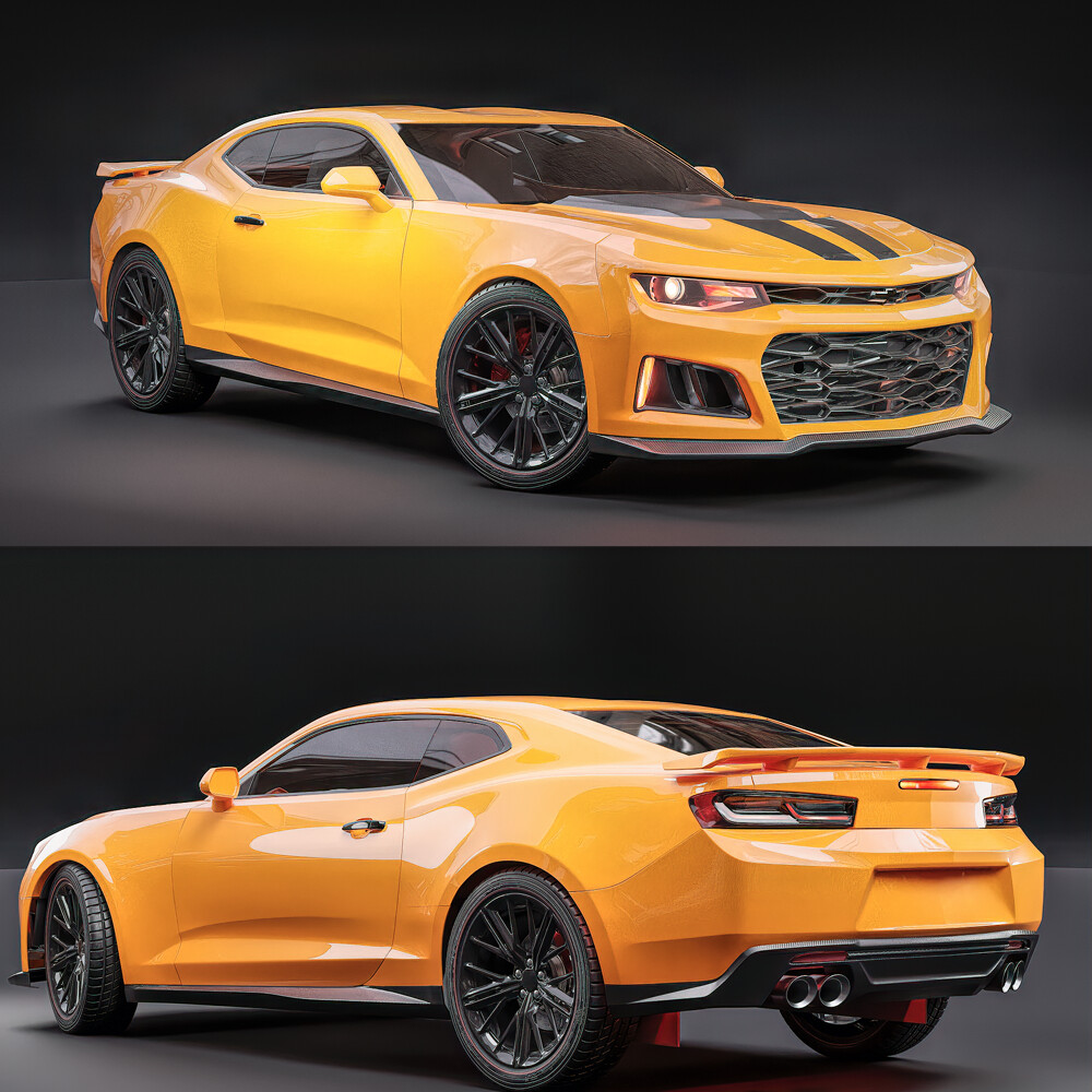 ArtStation - Chevrolet camaro ZL1 2017