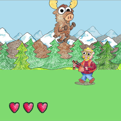 Moose Platformer Game