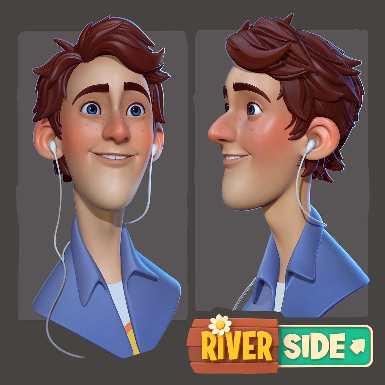 ArtStation - First 3D vision for RiverSide game characters