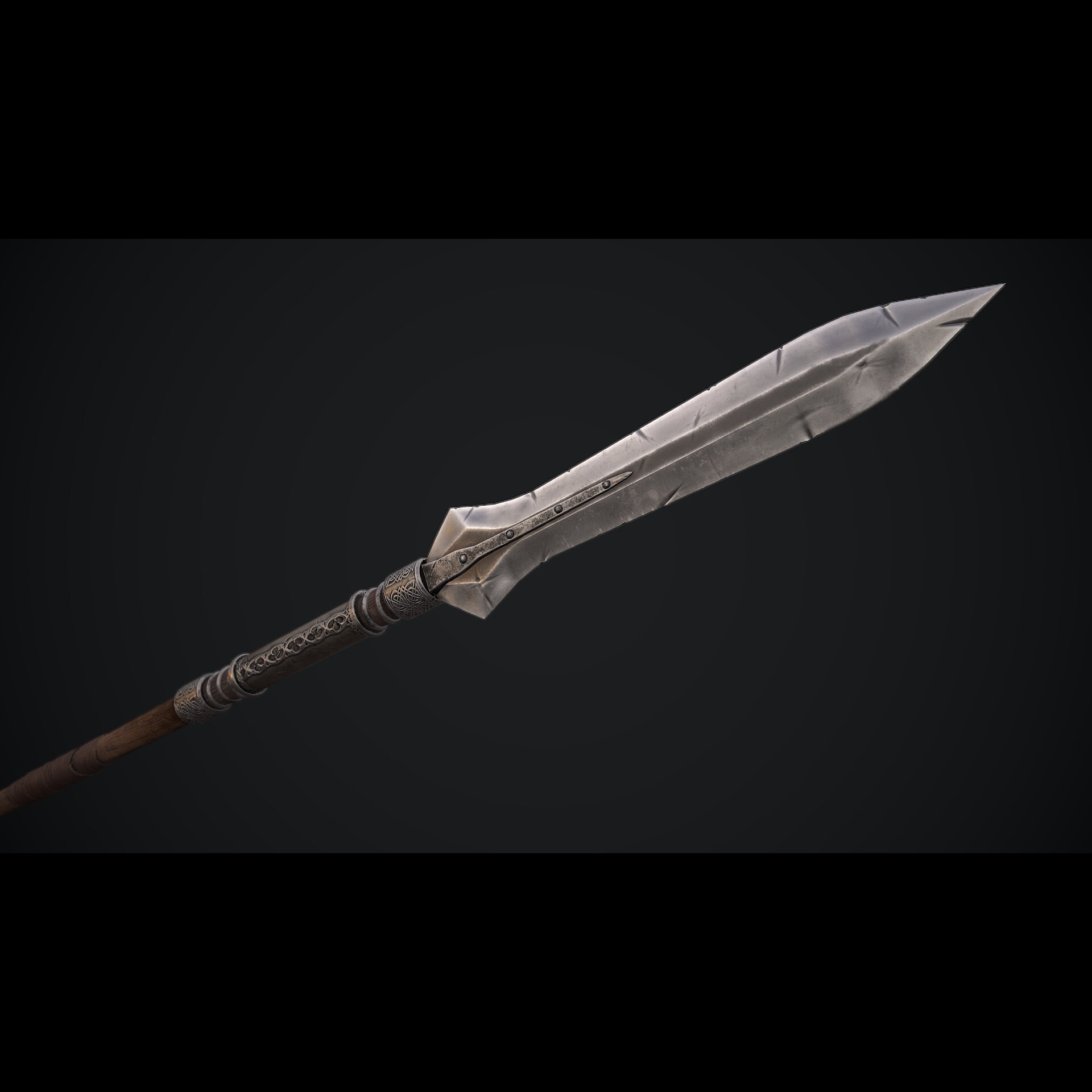 ArtStation - Spear weapon model for Project Exyl game (Unreal Engine)