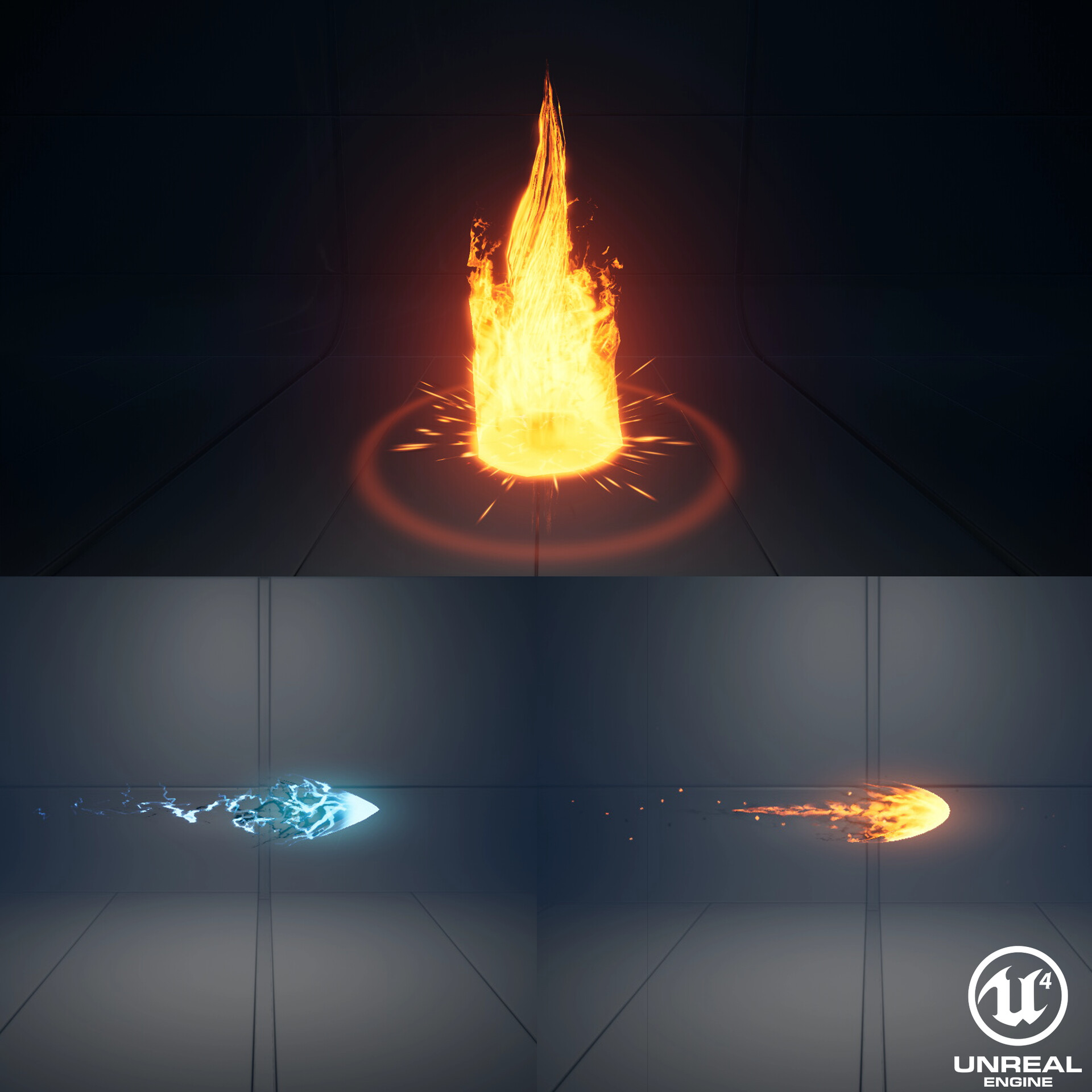 ArtStation - AoE&Projectile VFX UE4