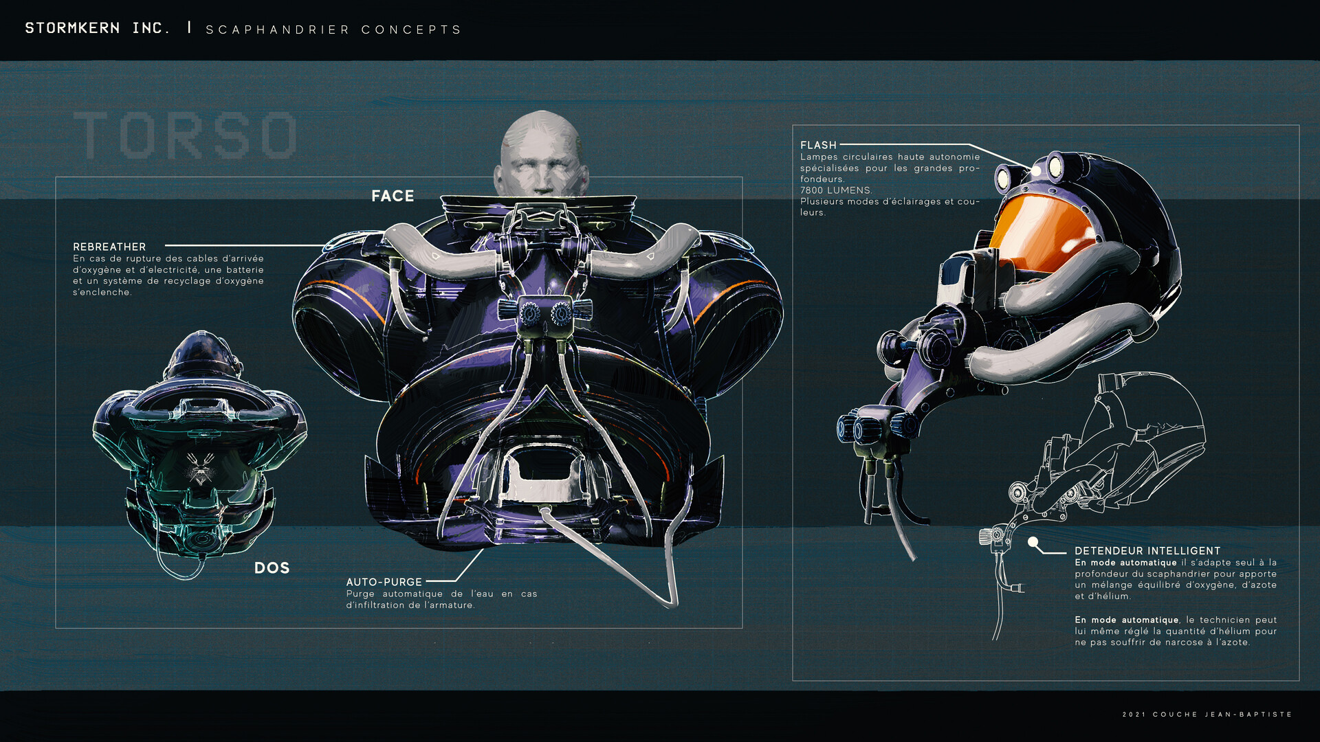 ArtStation Heavy Diving suit concept