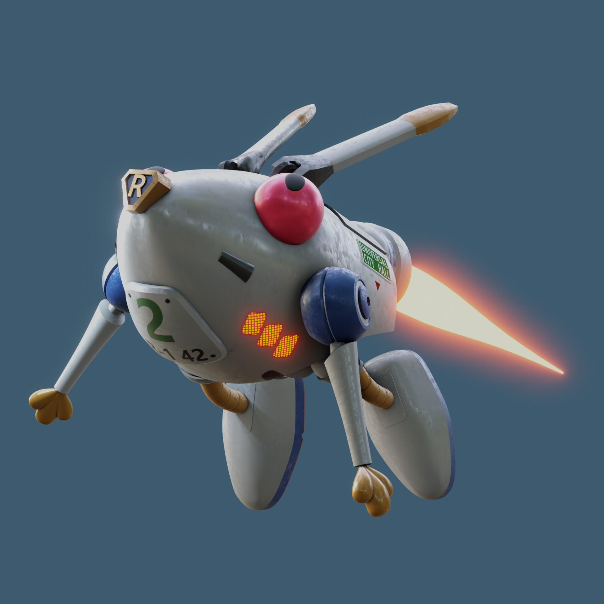 ArtStation Robbit Jumping Flash