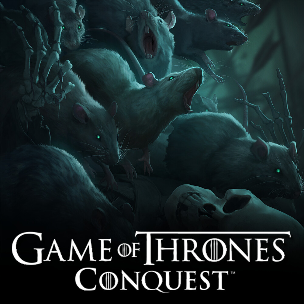 Game of Thrones: Conquest - Rat Swarm Illustration