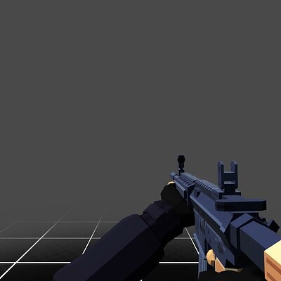 ArtStation - Pixel M4A1 (First Viewmodel Animation)