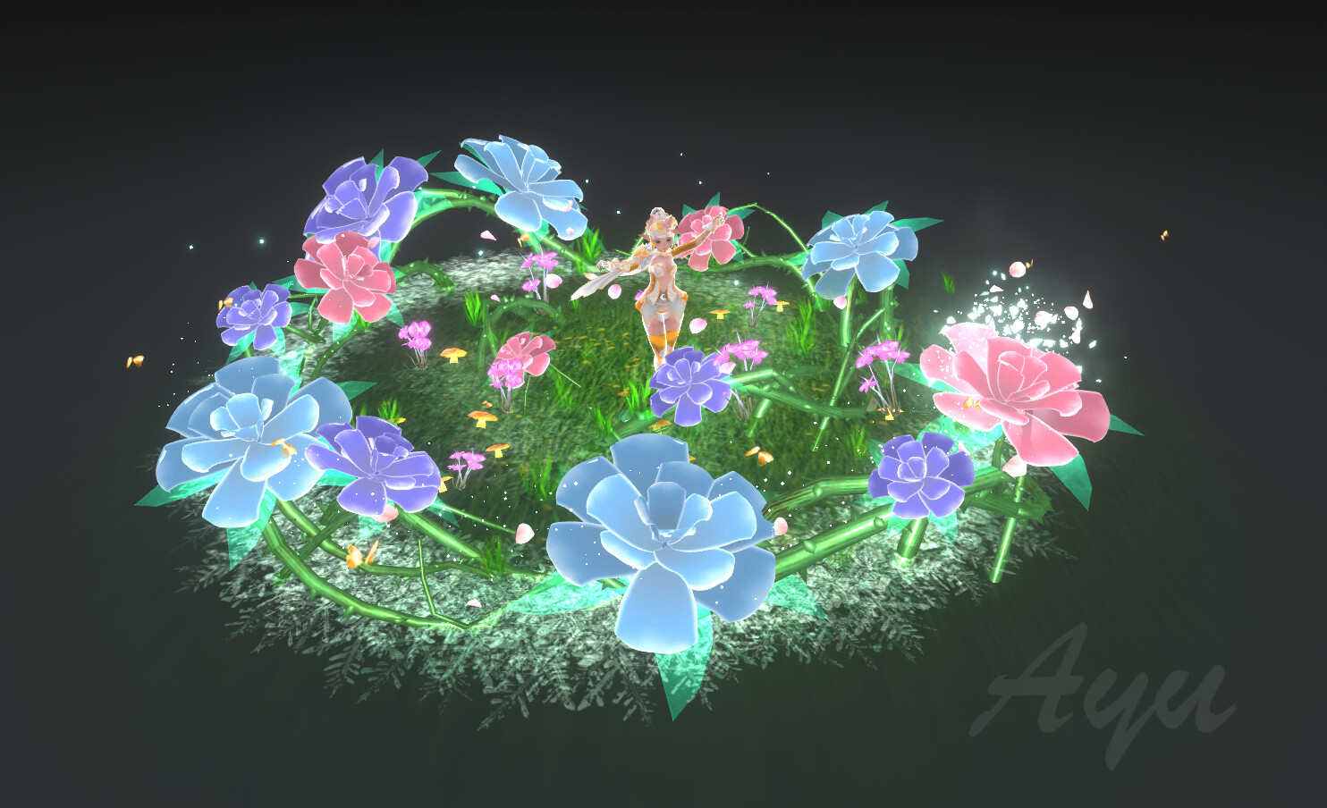 ArtStation - effect_flowers