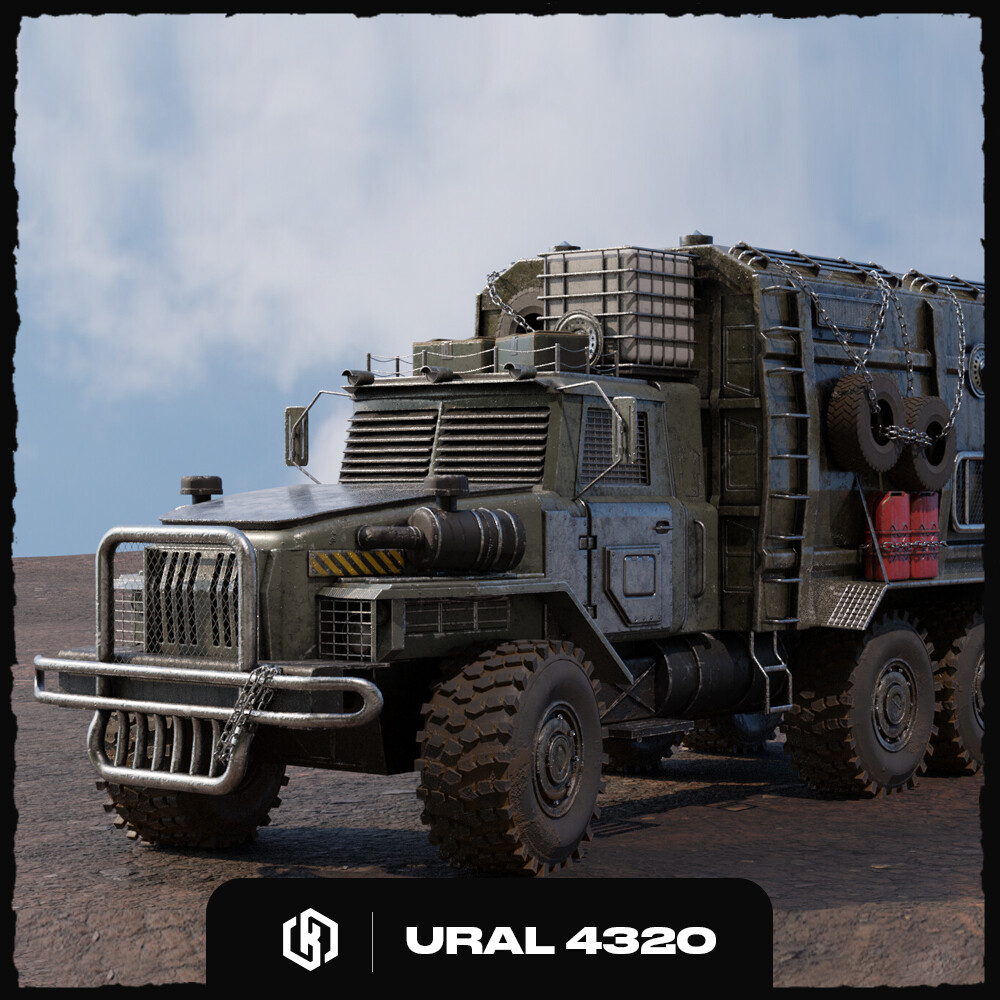 ArtStation - Ural 4320 Apocalypse