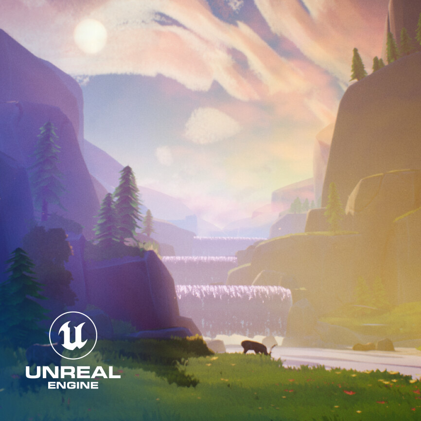 ArtStation - Stylized environment in Unreal Engine 4
