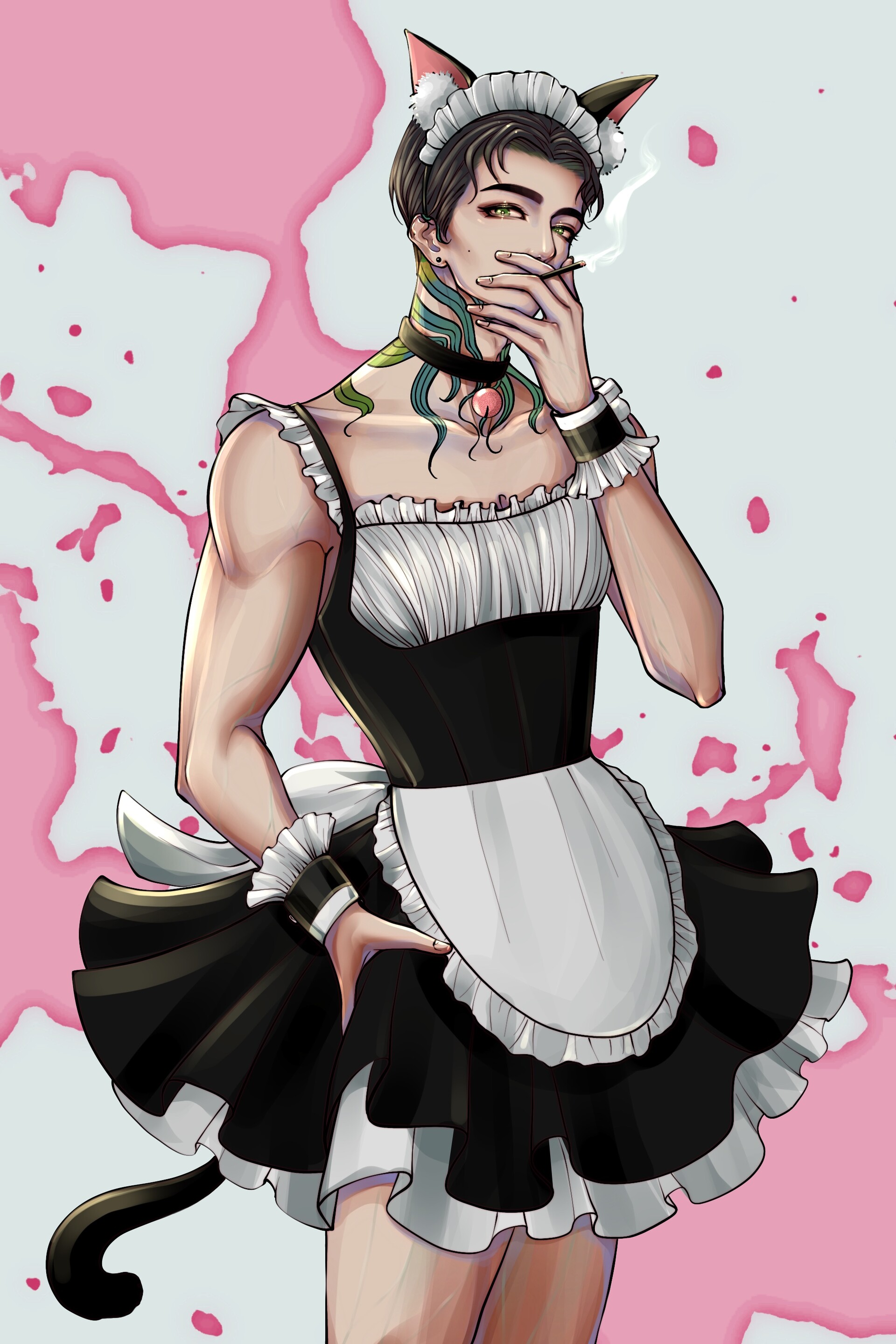 ArtStation - C2 in a maid dress