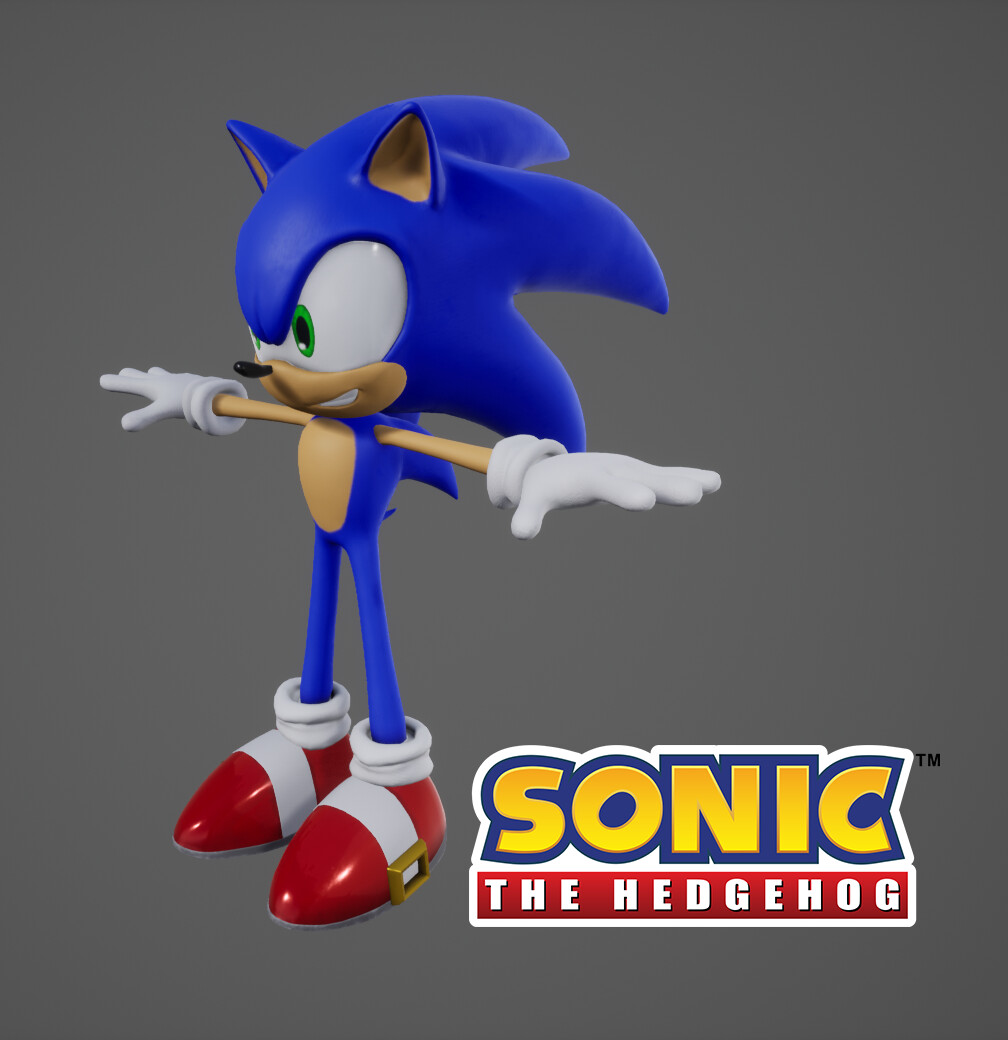 ArtStation - Sonic the Hedgehog (Classic Sonic)