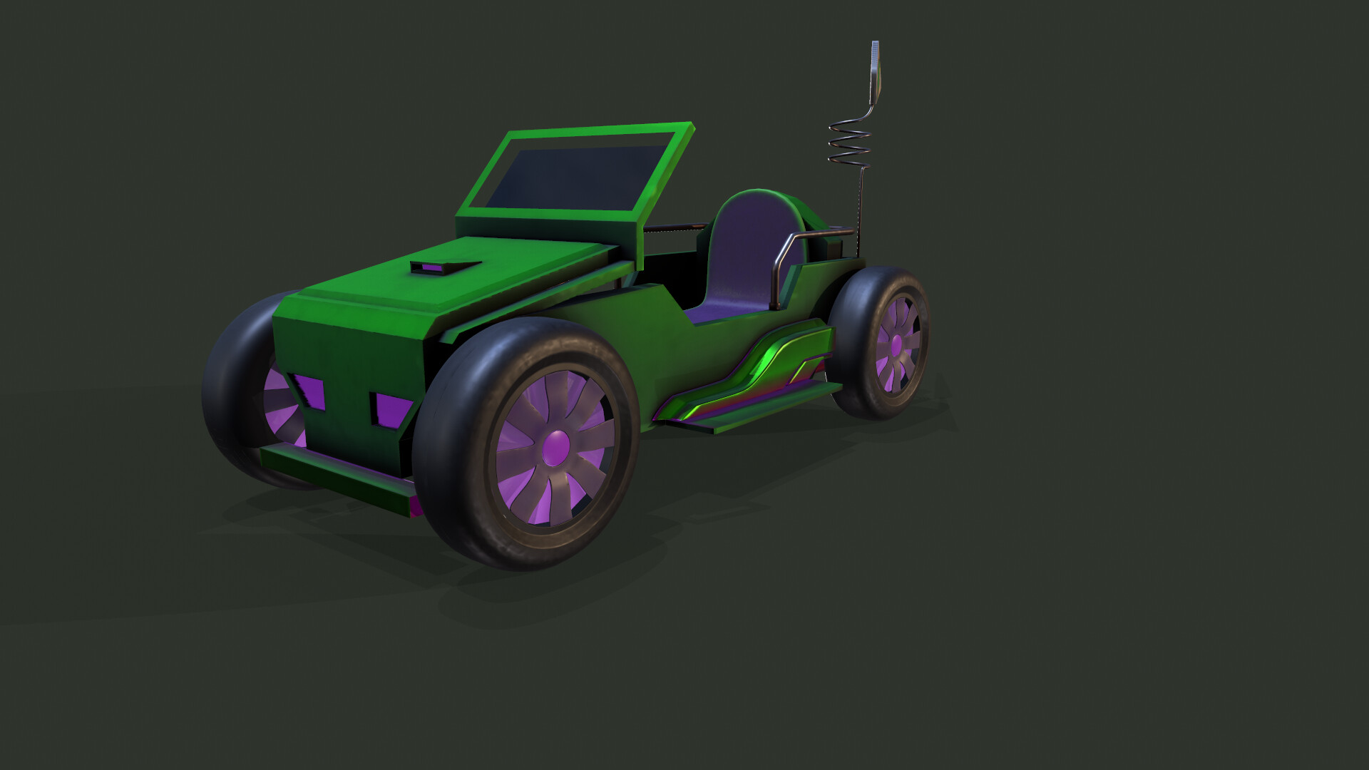 ArtStation - Hulk Theme Go-Kart