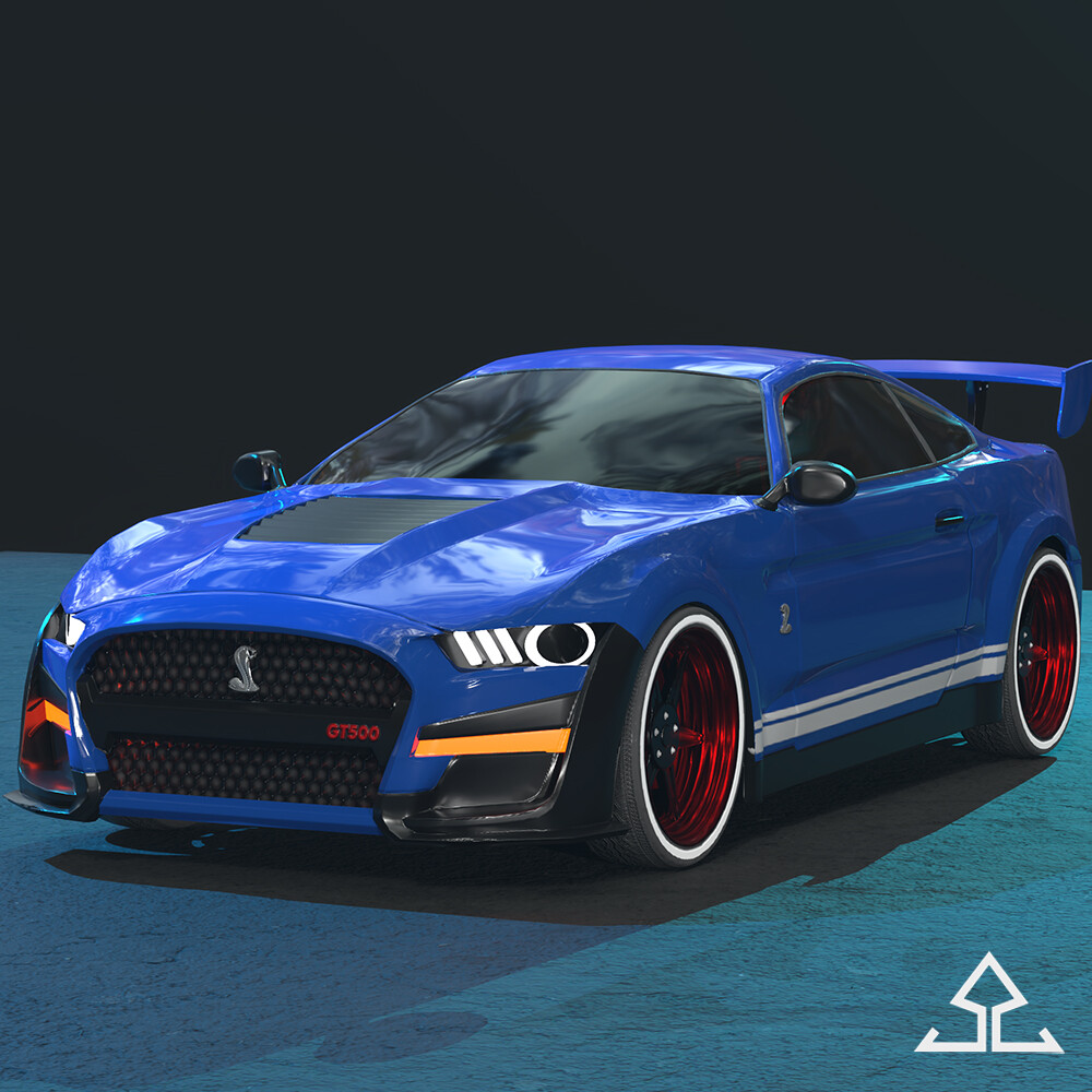 ArtStation - Ford Shelby GT 500