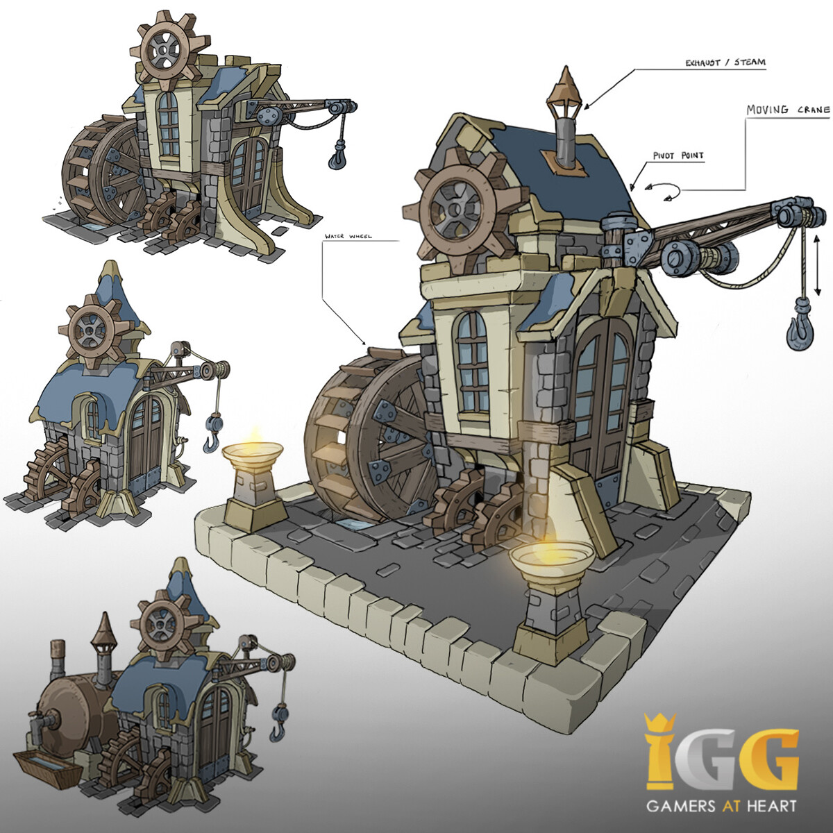 ArtStation - Concepts for the Marketing Department at IGG