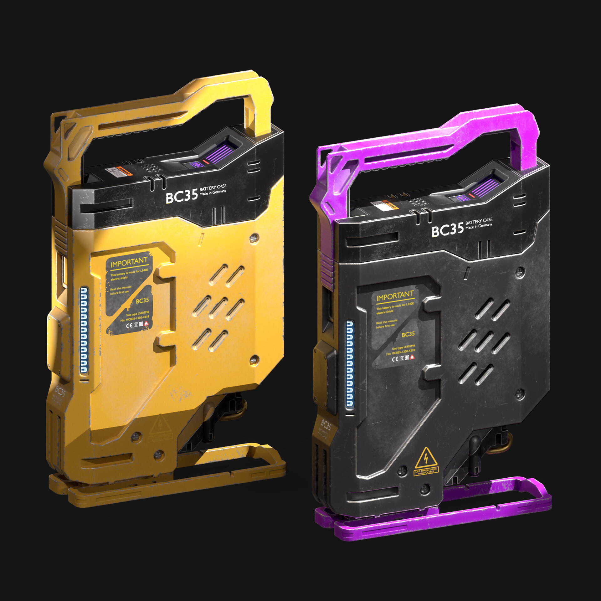 ArtStation Battery Case BC35 3D Reinterpretation