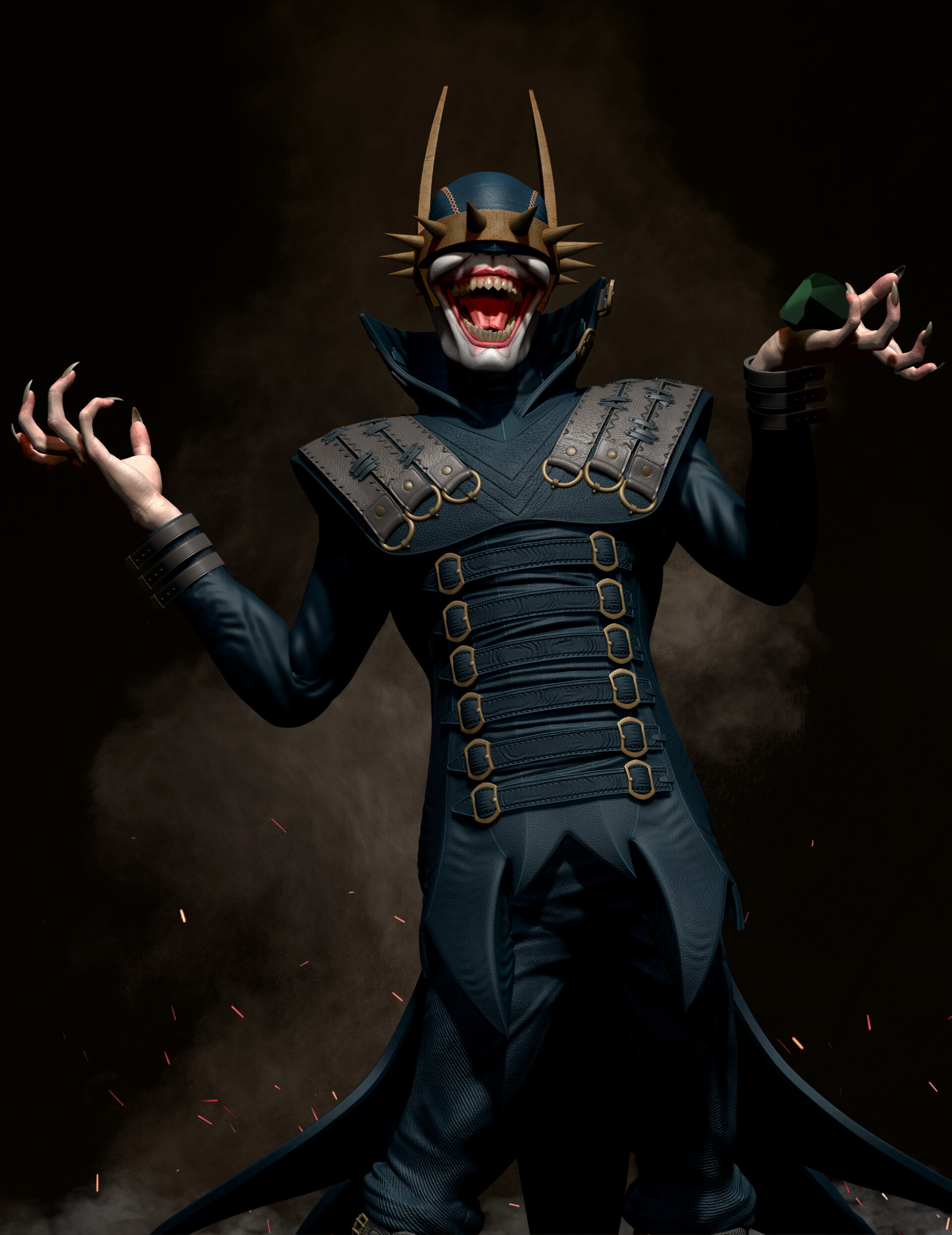 ArtStation - Batman Who Laugths - Details! - STL 1/6 Scale 🖤