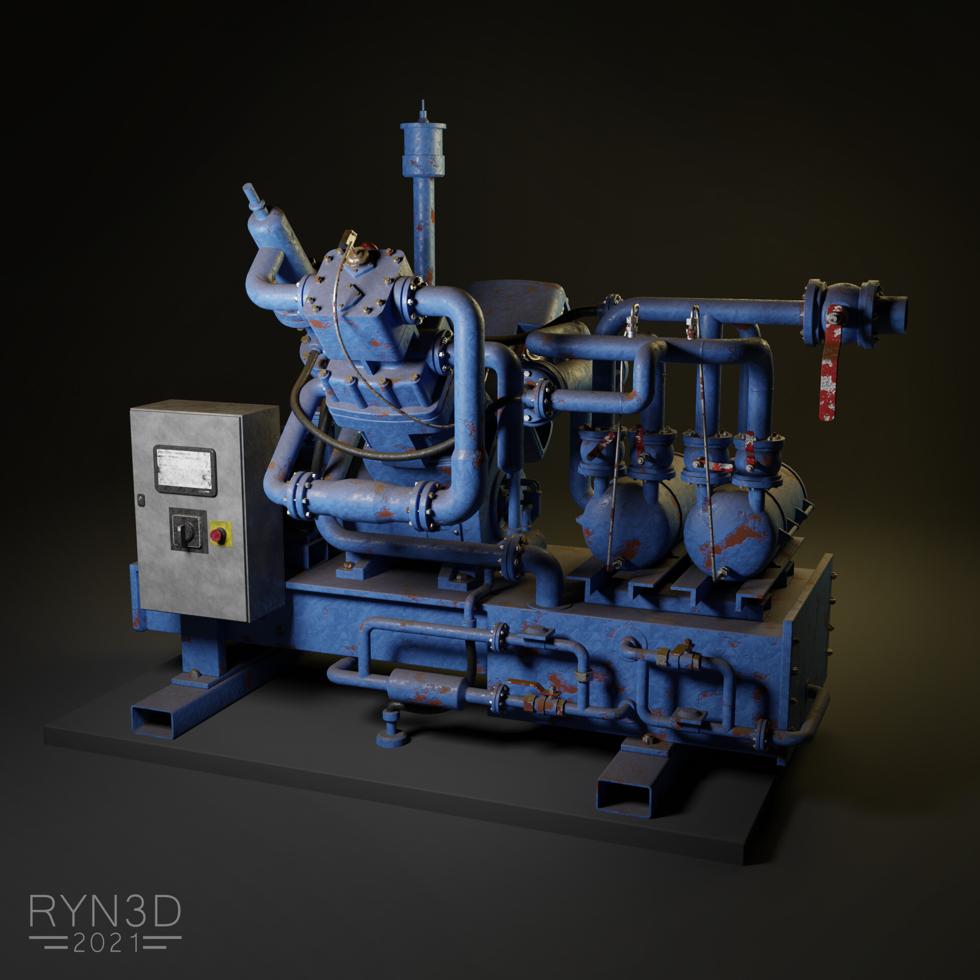 ArtStation - Industrial Pressure Compressor