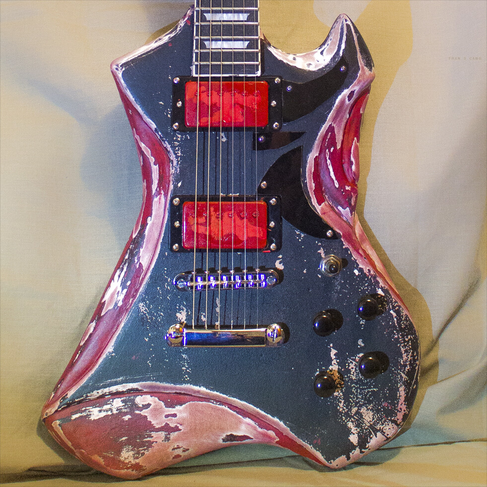 ArtStation FRANKENSTEIN ELECTRIC GUITAR Part 1 of 2.
