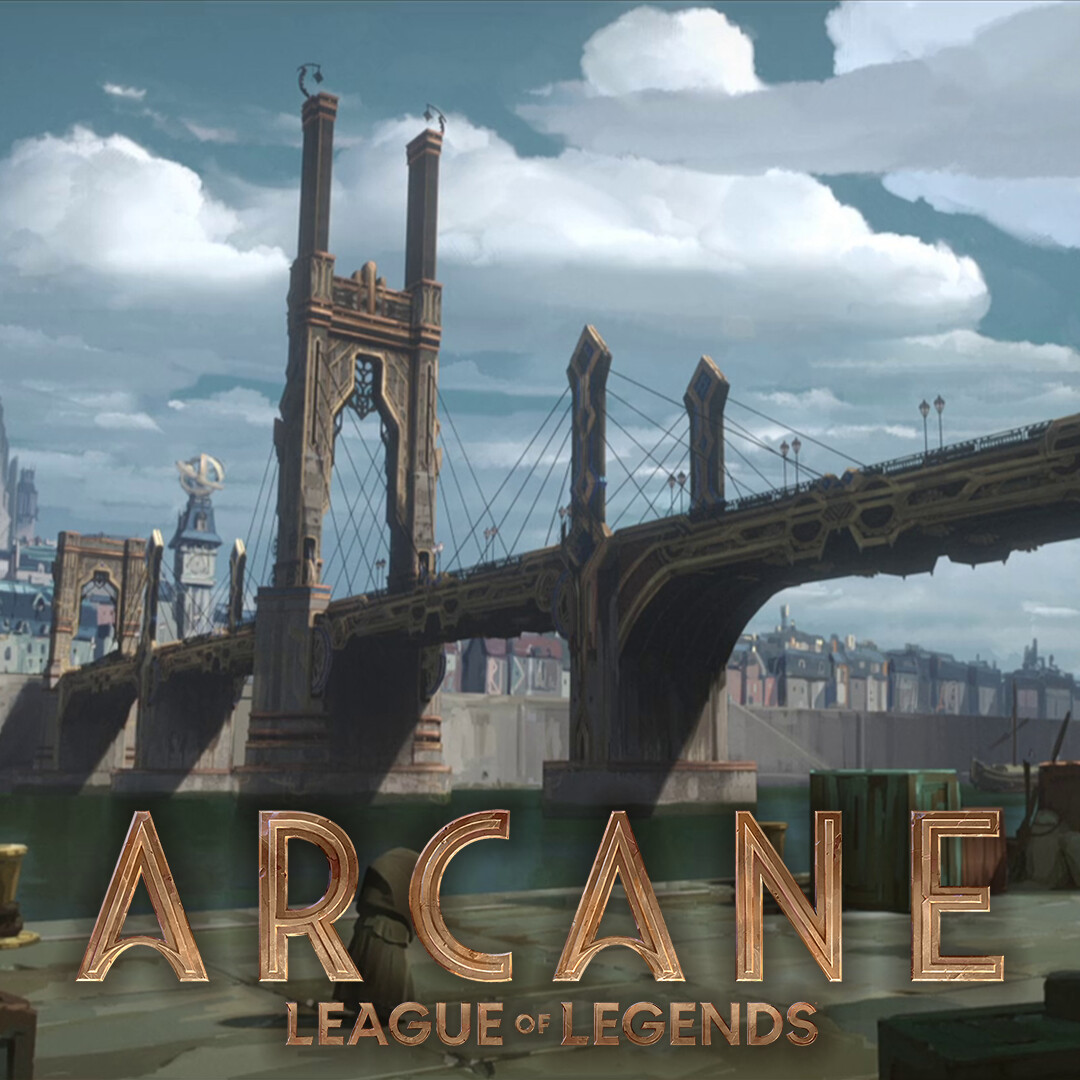 ArtStation - ARCANE - The Bridge - 3D Environment