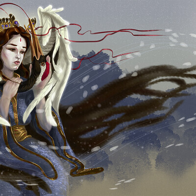 ArtStation - Последняя песнь журавля