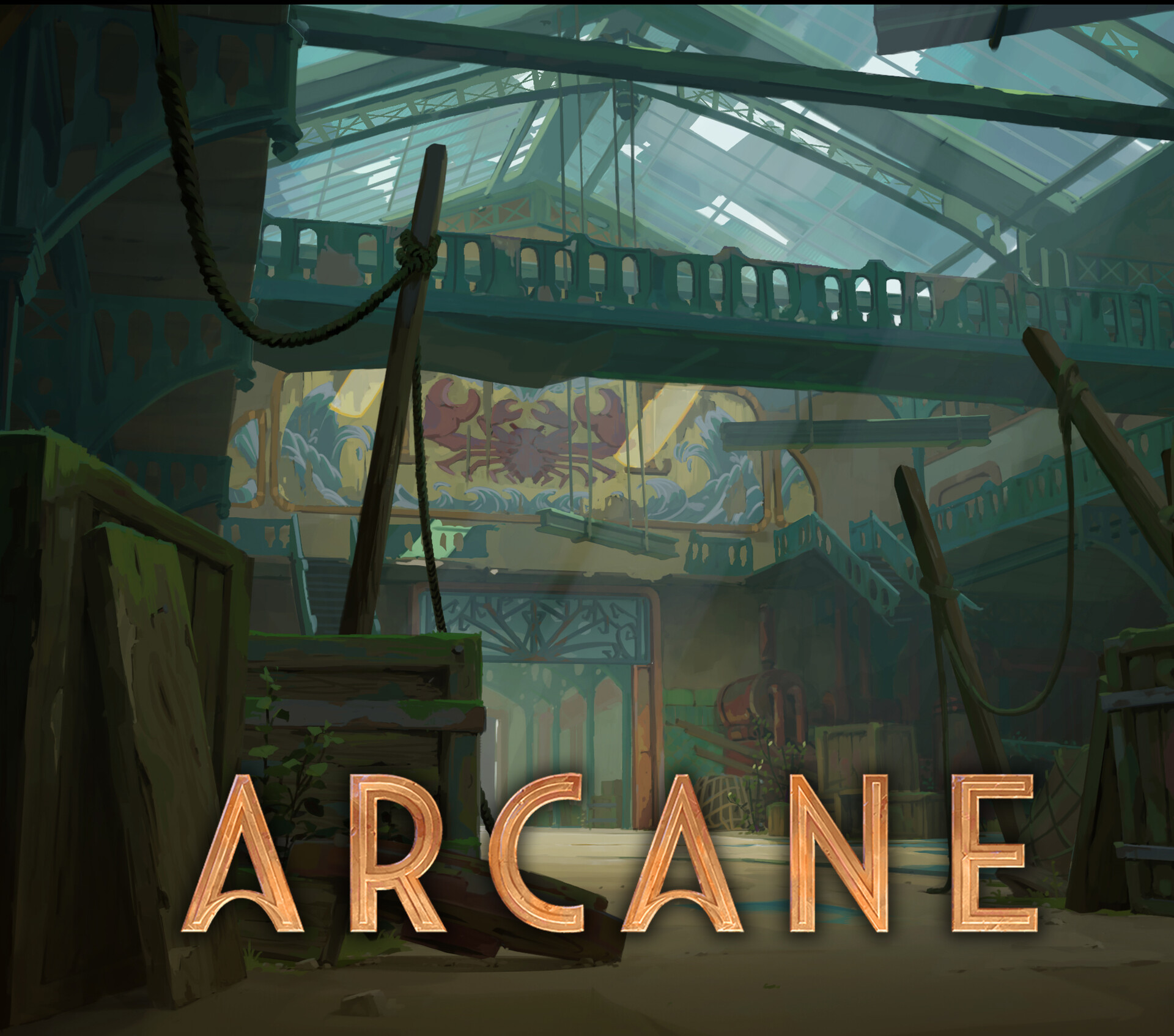 ArtStation - ARCANE - MATTE PAINTING