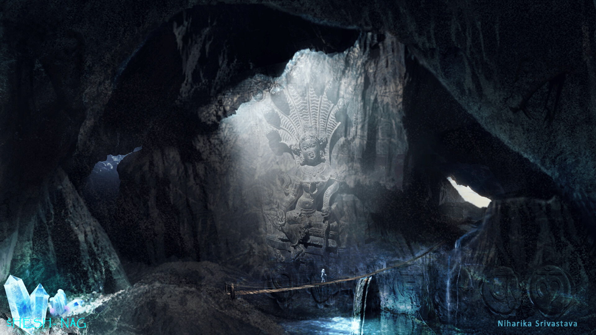 ArtStation - Snake Mountain Cave Interior 1