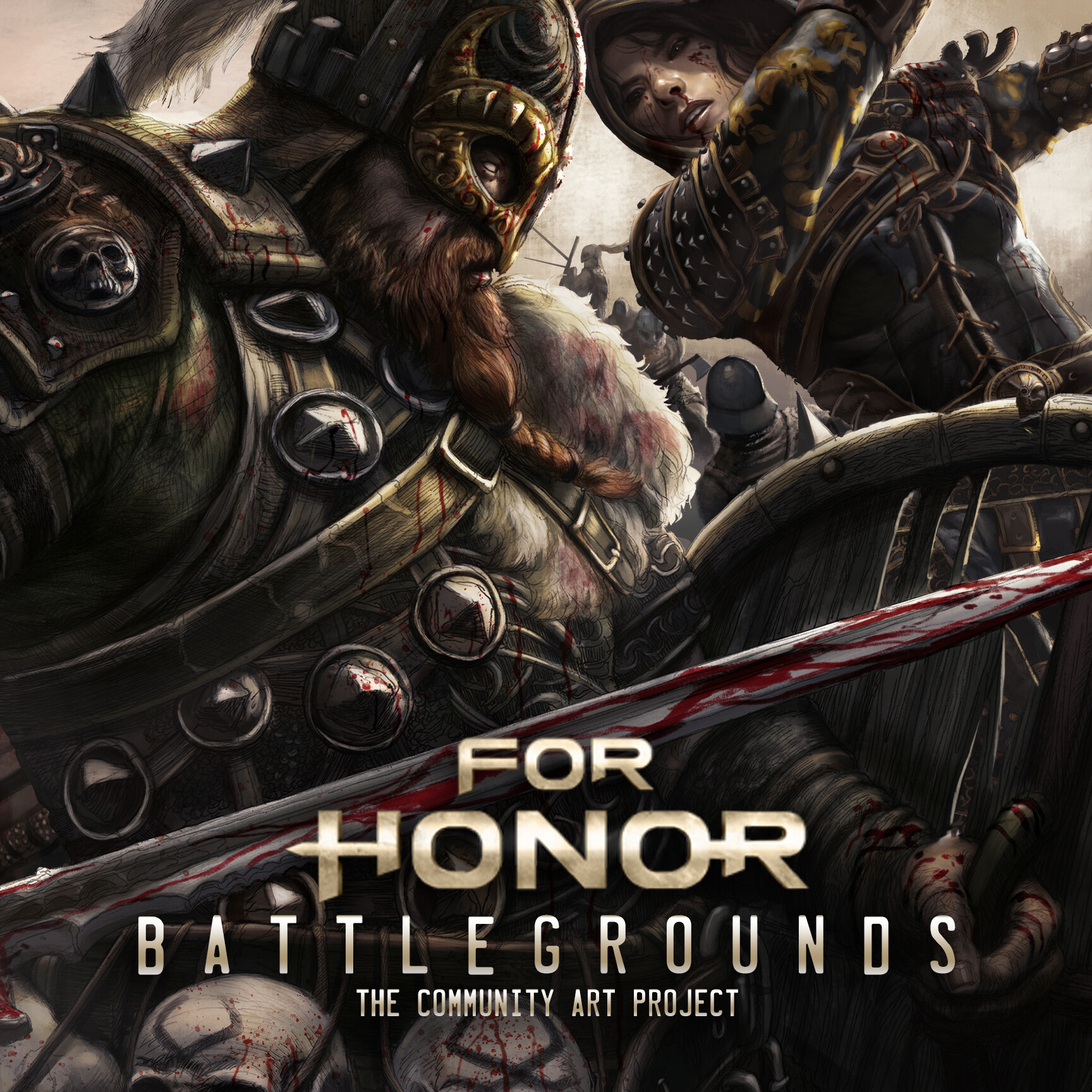 ArtStation - For Honor: Battlegrounds - Community Art Project (07 of 09)