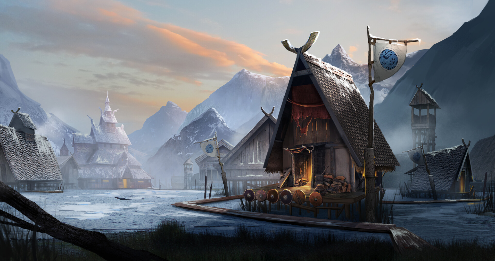 ArtStation - Viking Village