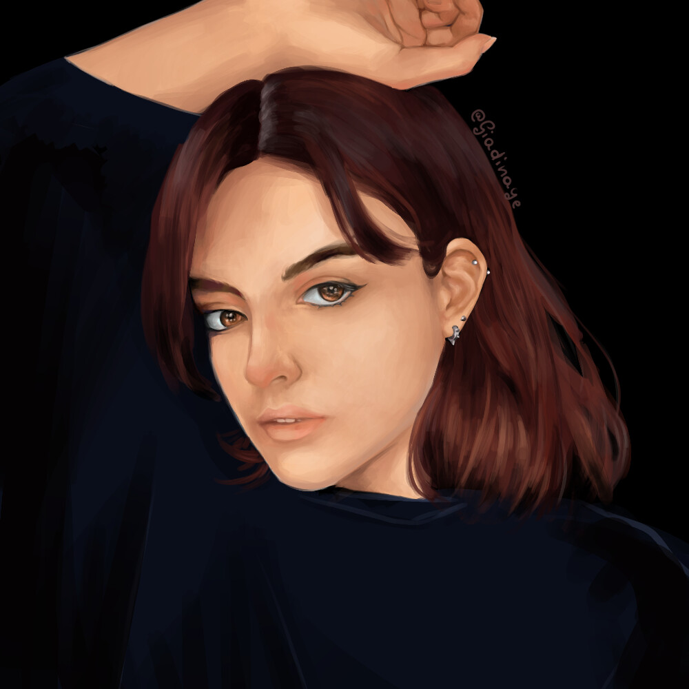 ArtStation - portrait of my friend